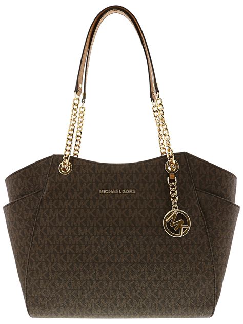 michael michael kors jet set travel large chain shoulder tote|michael kors jet set duffle.